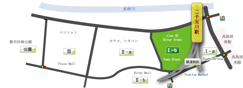 二子玉川ライズショッピングセンターscタウンフロント４fのお店紹介 二子玉川再開発 1 B街区