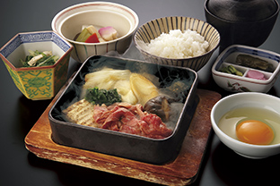 (水曜日限定メニュー)<br>すき焼き御膳